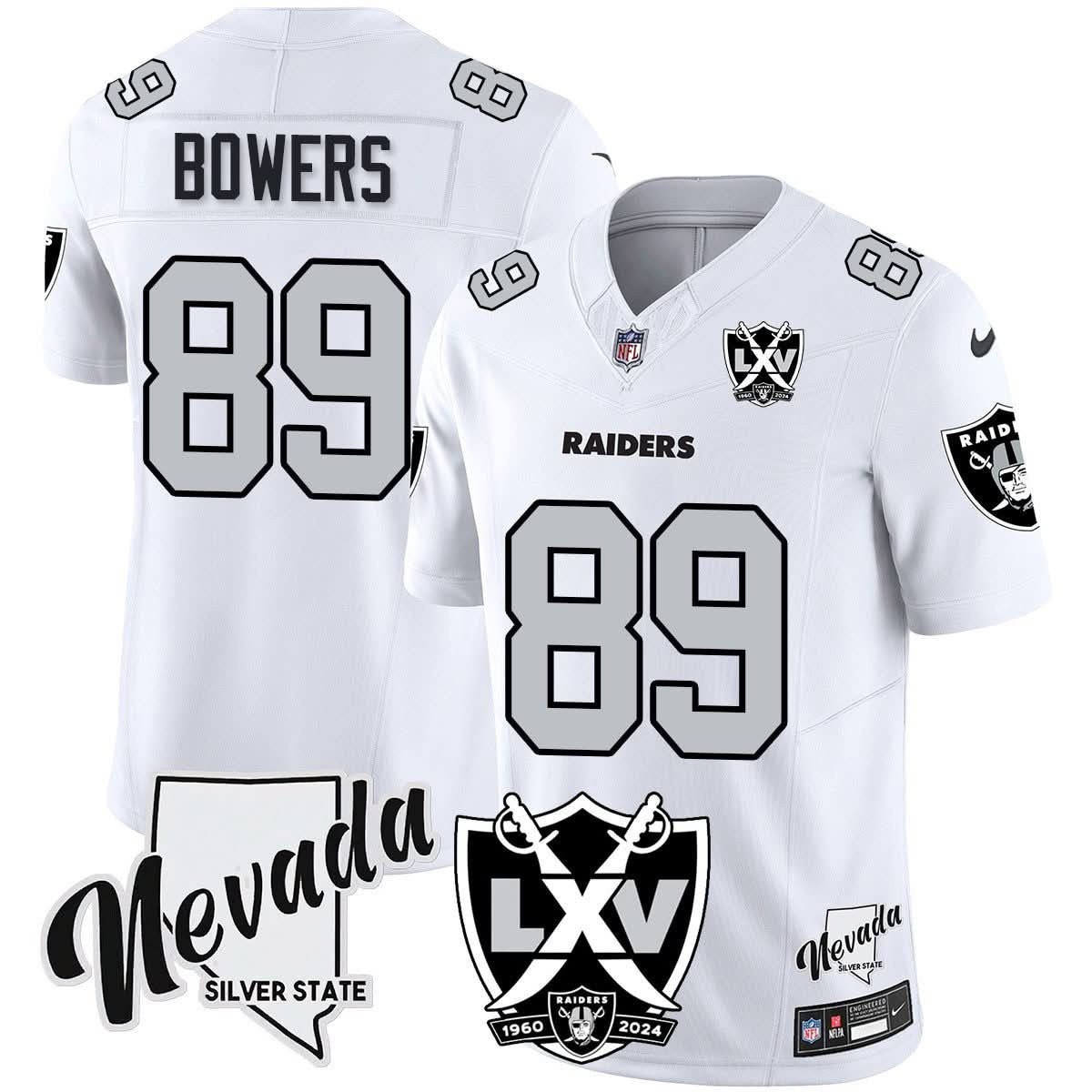 Raiders 2025 Vapor Limited Jersey - 65th Anniversary - All Stitched