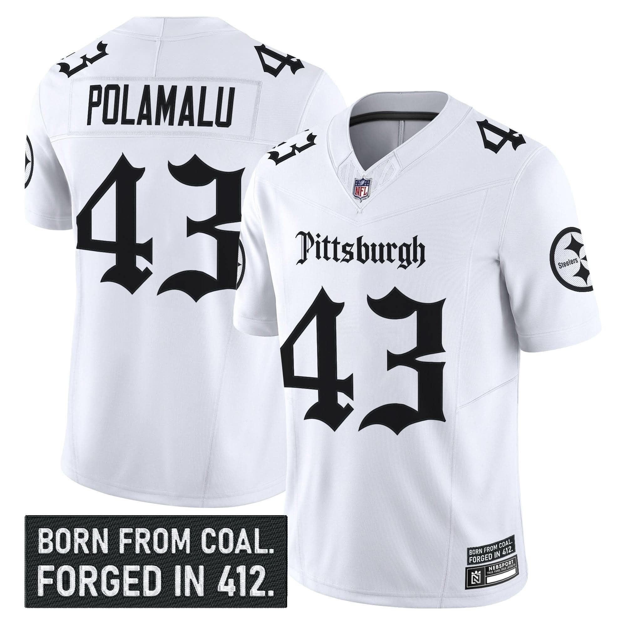 Pittsburgh Steelers 'Gothic Steel City Edition' Vapor Limited Jersey - All Stitched