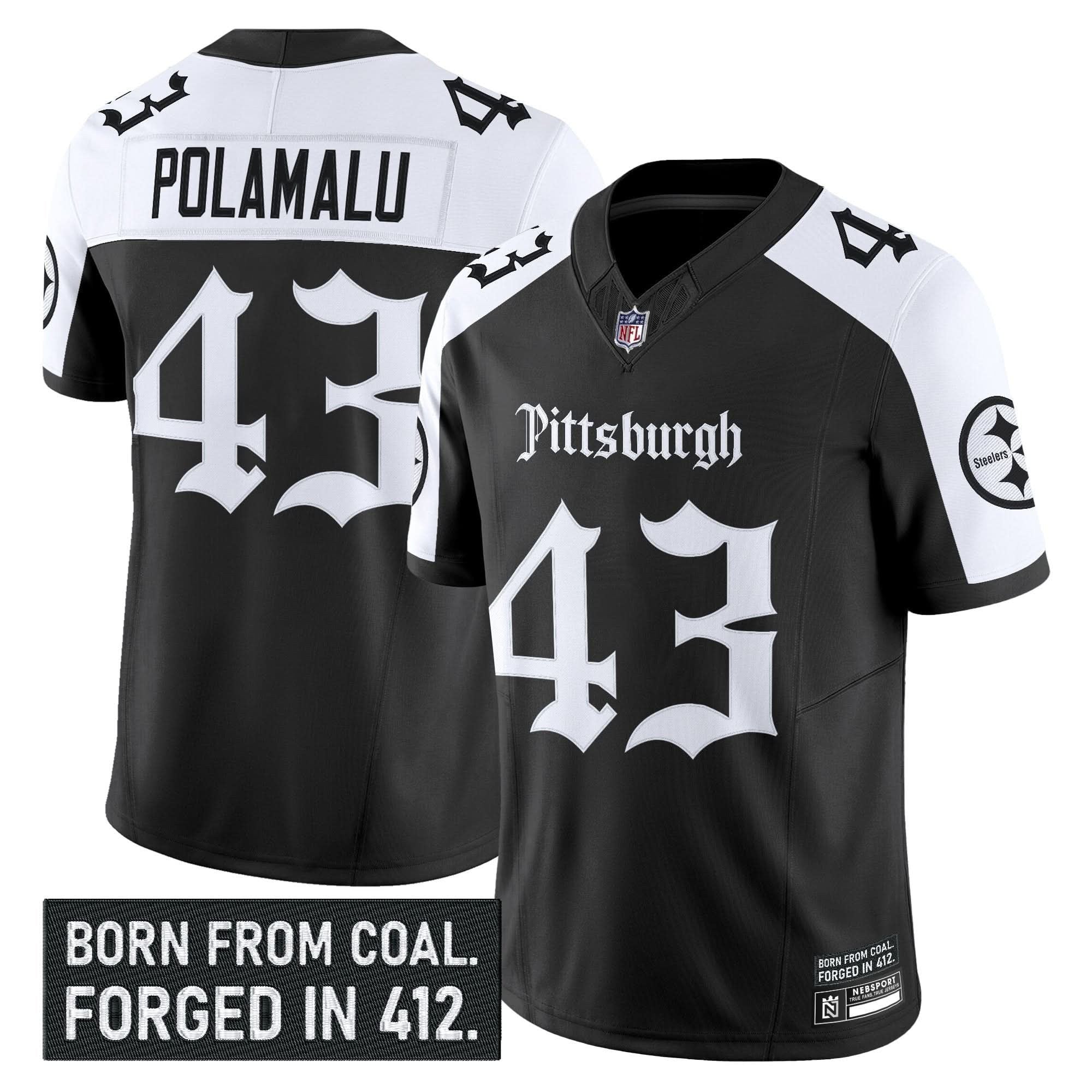 Pittsburgh Steelers 'Gothic Steel City Edition' Vapor Limited Jersey - All Stitched