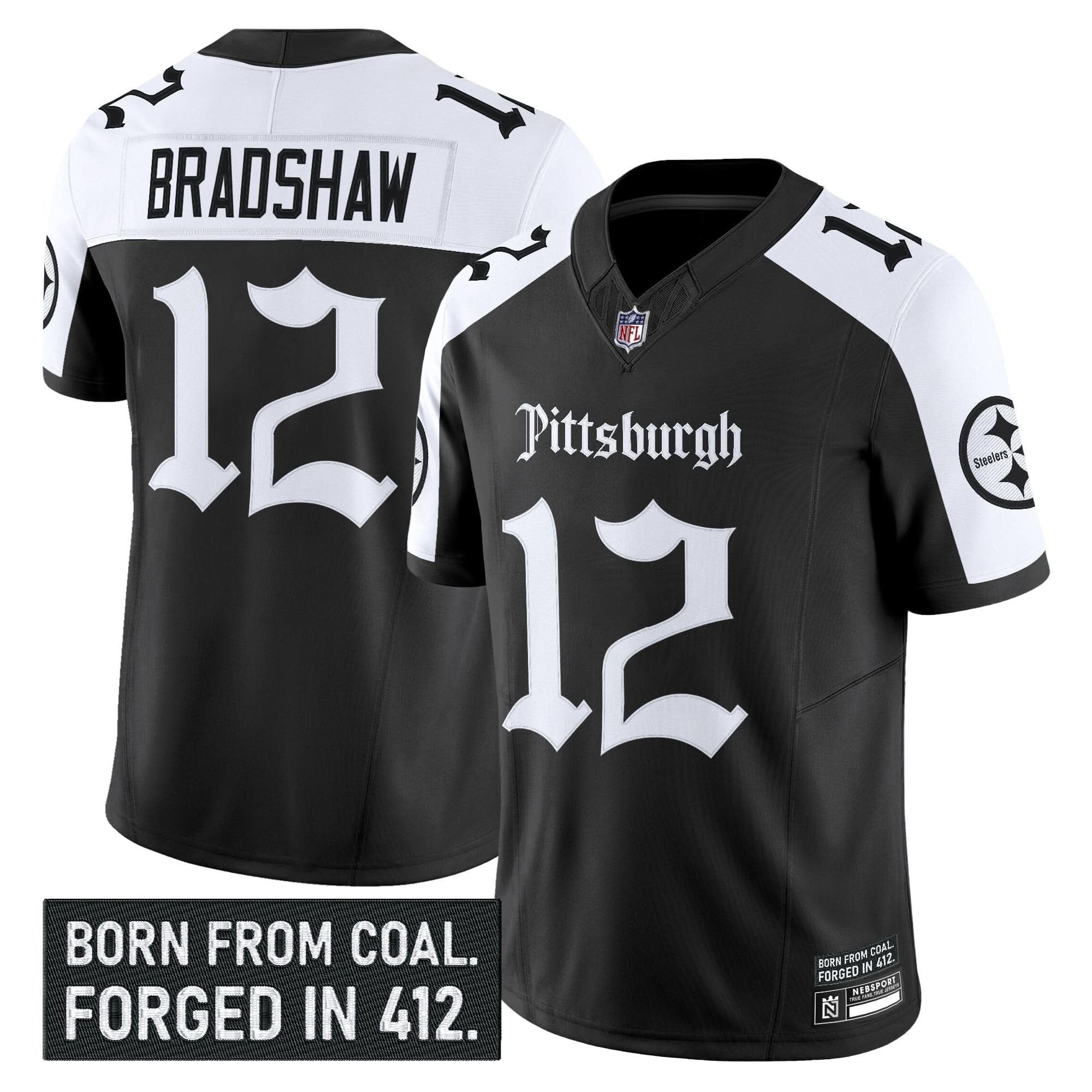Pittsburgh Steelers 'Gothic Steel City Edition' Vapor Limited Jersey - All Stitched