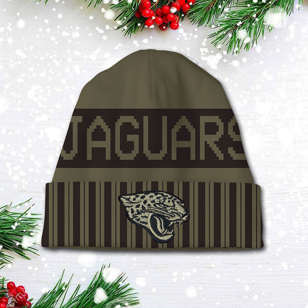 Jacksonville Jaguars 2025 Salute to Service Beanie Hat